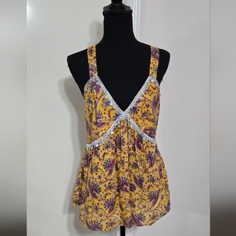 Marshalls Paisley Yellow Camisole